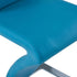 Swen Studio -  Dining Chairs with Zigzag Shape 6 pcs Blue Faux Leather